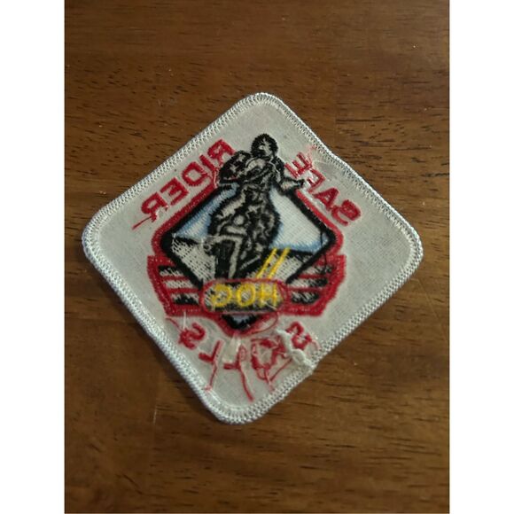 Vintage Harley Davidson Owners Group HOG Safe Rider Skills Biker Patch (5045) - Picture 3 of 3